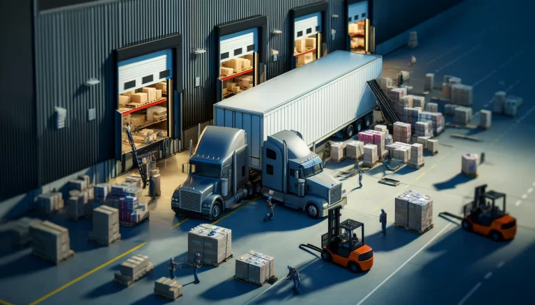 Organizing truckloads of pallets for storage