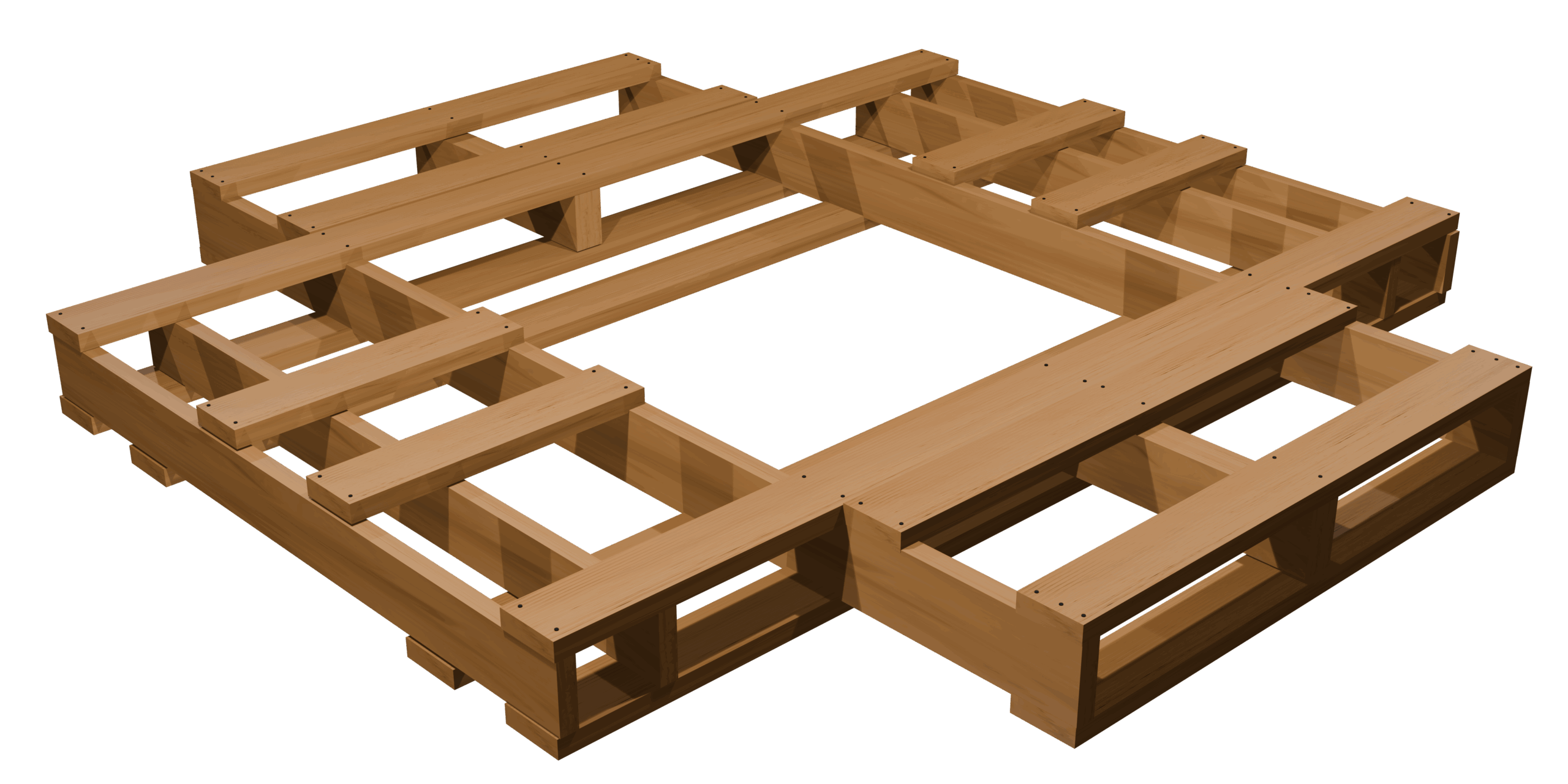 Custom wooden pallet